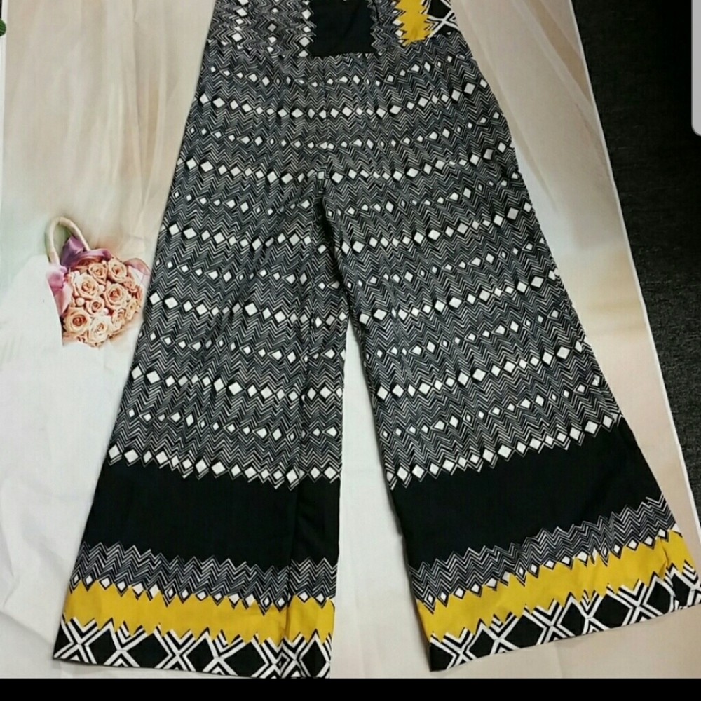 Mimi bellbottom wide leg palazzo boho silky pants